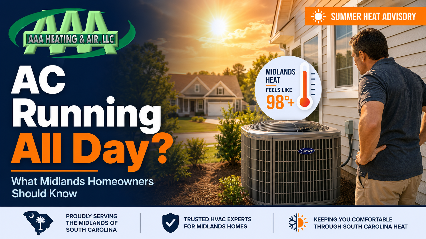 Is It Normal for Your AC to Run All Day During Midlands Heat?